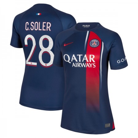 Ženska Nogometni Dres Paris Saint-Germain 2023-24 C. Soler 28 Domaći Ženska Nogometni Dres Paris Saint-Germain 2023-24 C. Soler 28 Domaći
